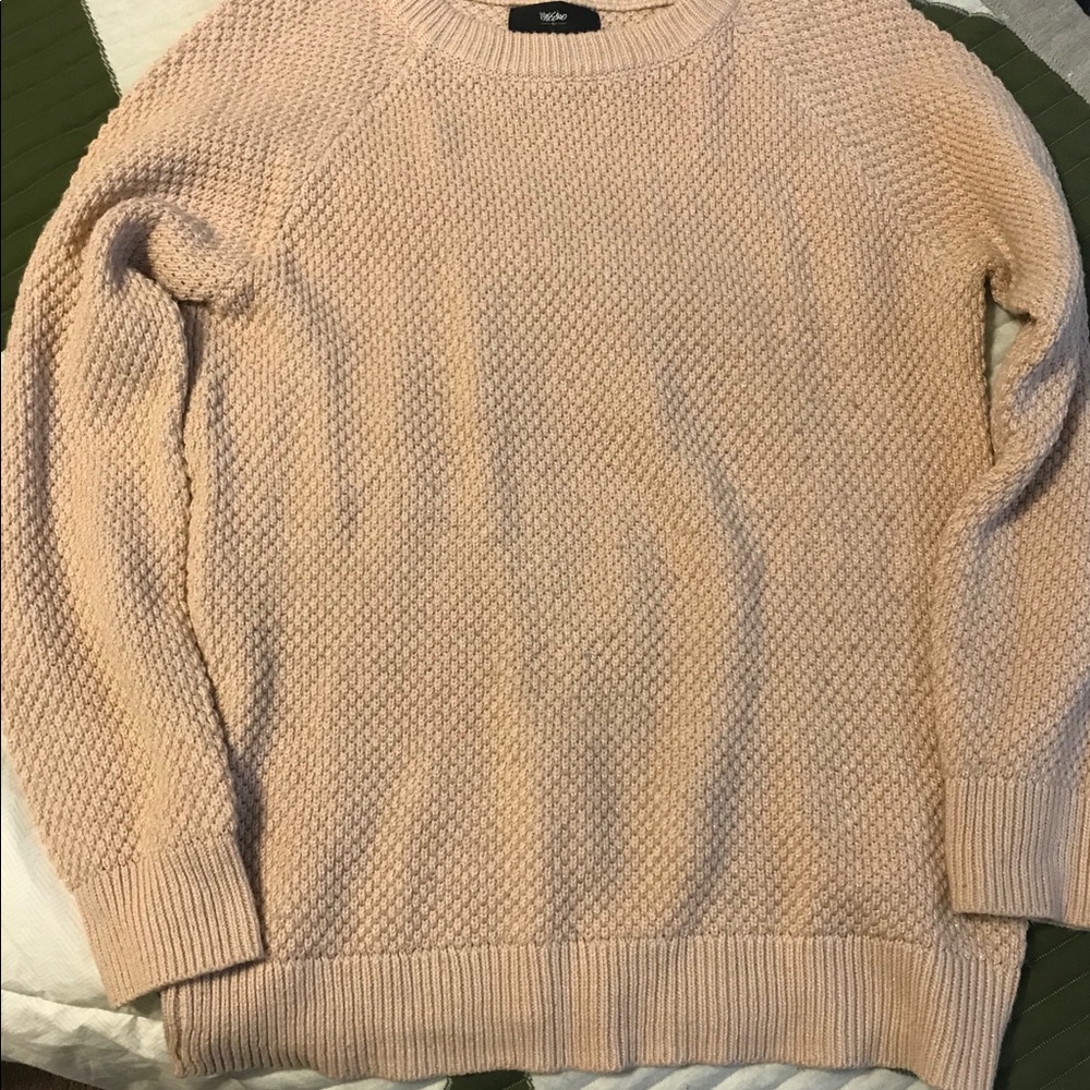 Light pink and glittery sweater